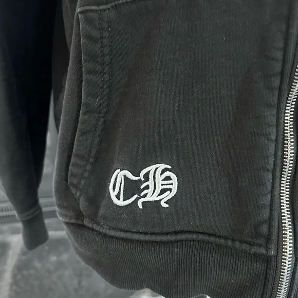 Chrome Hearts Zip-Up Hoodie - Size Small - Picture 5 of 9